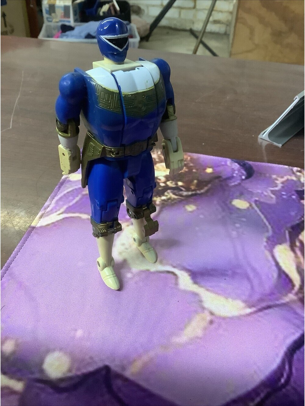 1996 MMPR Power Rangers ZEO zord morphin Blue Ranger sphinx action figure